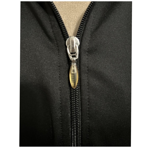 NWOT Style & co Sport, Black & White Color Blocked, Lightweight Zipper Jacket - Picture 6 of 7